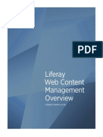 Liferay Web Content Management Overview