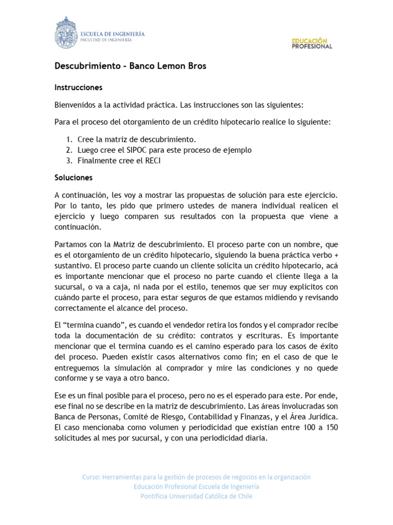 Práctica_Descubrimiento – Banco Lemon Bros (SCRIPT) | PDF