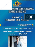 Informe Trimestral a Junio 2012 - Evangelista Distrito 11