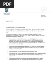 SLU Law Dean Annette E. Clark Resignation Letter 8-8-12