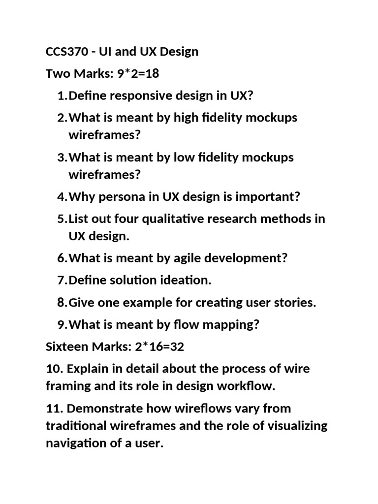 UI UX Day 2 Revision | PDF | Usability | Page Layout