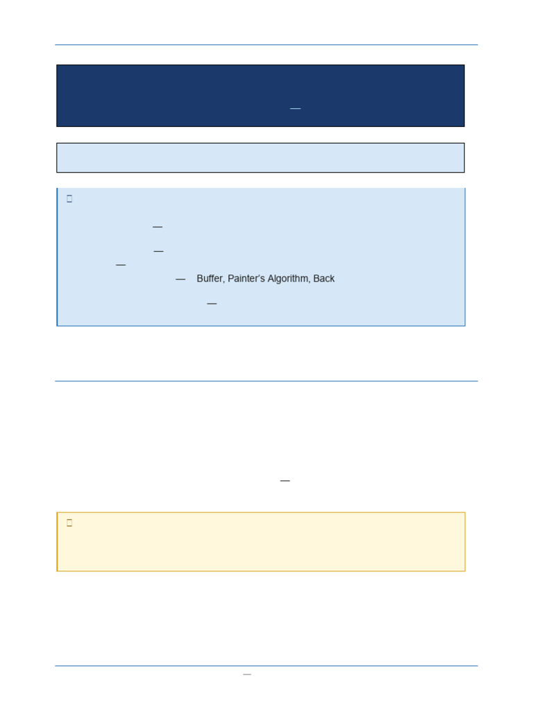 CG_Unit5_3D_Graphics_Notes | PDF