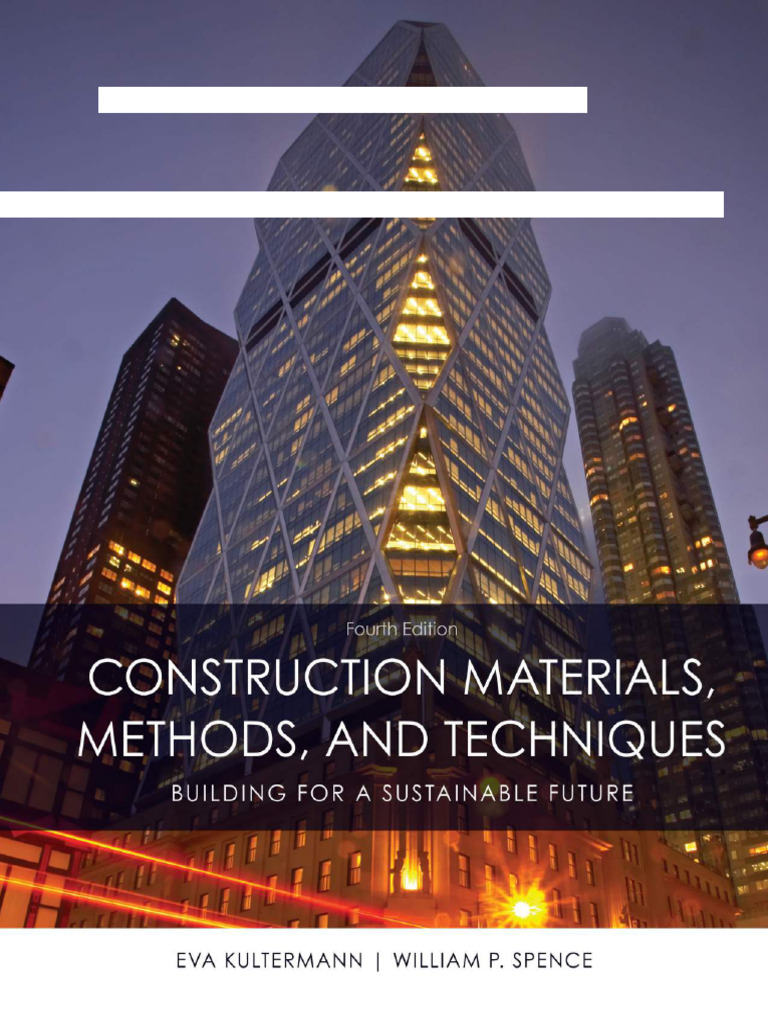 Construction Materials, Methods and Techniques (4th Edition) PDF | PDF