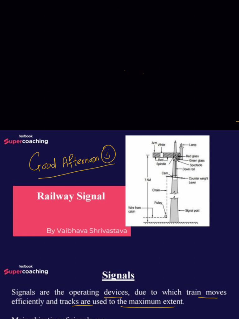 Signals&Interlocking 8 Lecture | PDF