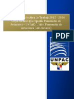 Convención Colectiva UNPAC-COPA2012-2016