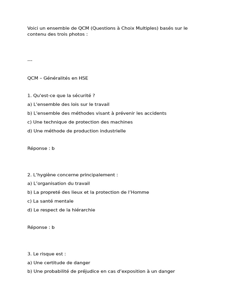 qcm msma | PDF