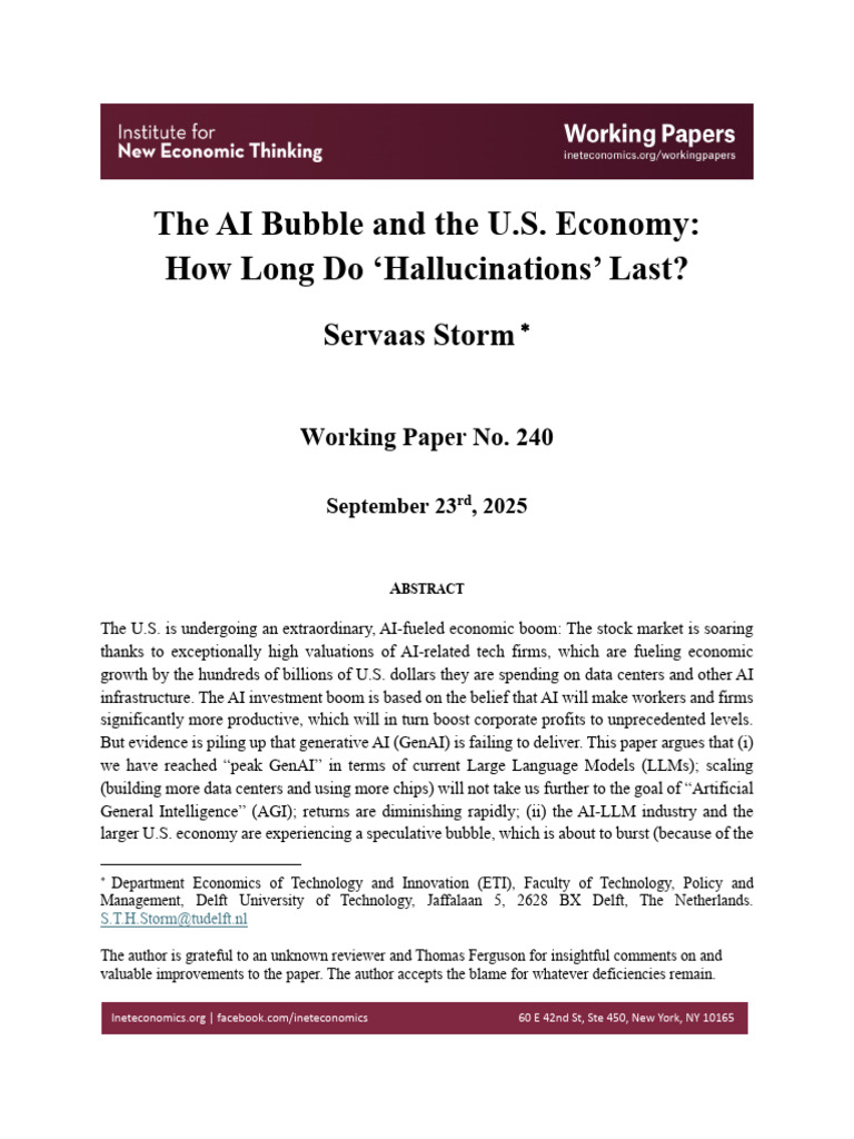 AI Bubble journal | PDF