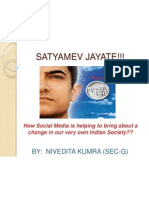 Satyamev Jayate!!!: By: Nivedita Kumra (Sec-G)