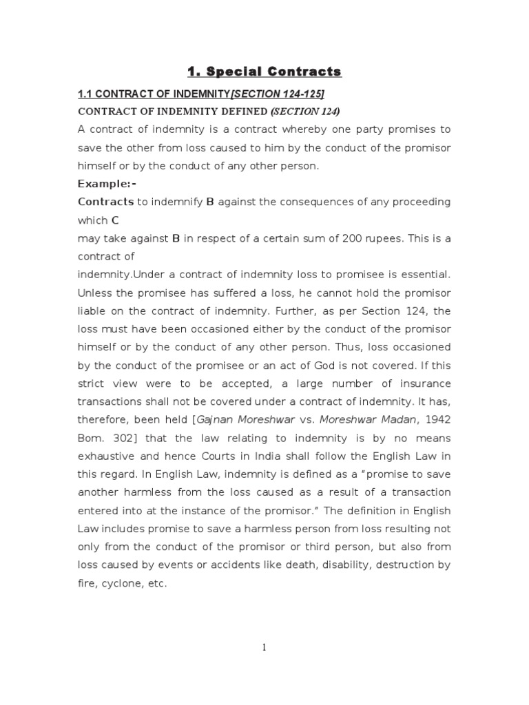 58567062 Special Contracts Guarantee Law Of Agency