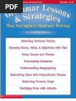 Download Grammar Lessons amp Lessons That Strengthen Students Writing by Hamid Lazrak SN102374383 doc pdf