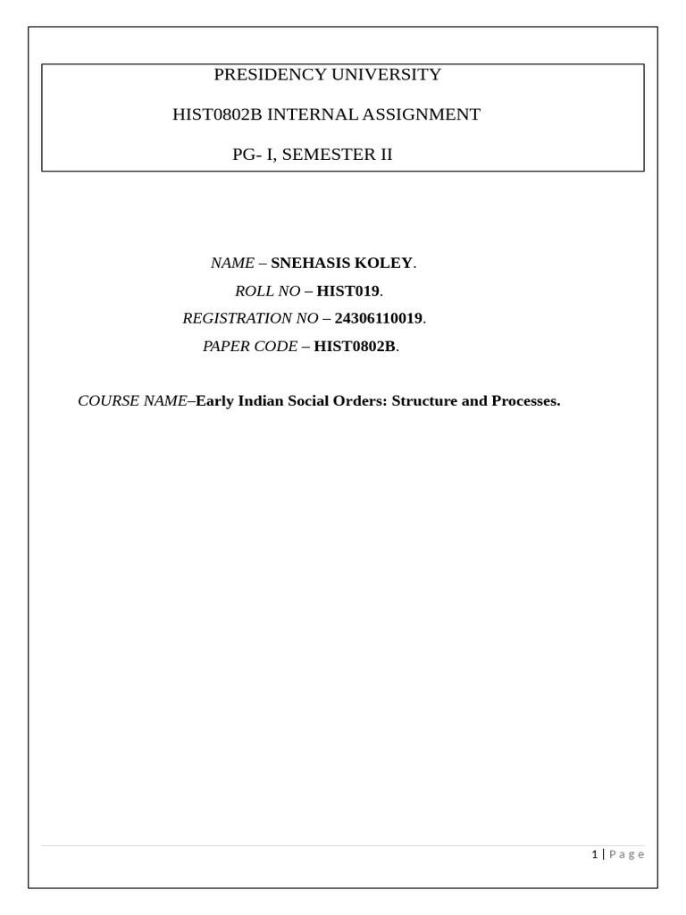 Gl Sir Assignment | PDF | Ashoka
