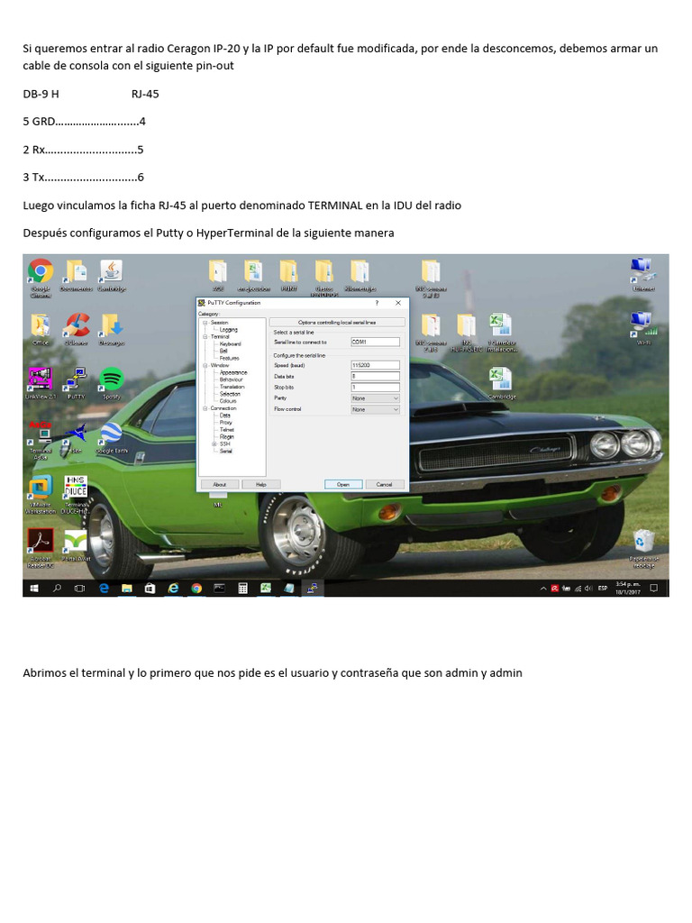 Instructivo Ceragon IP-20 v2.0 | PDF
