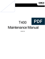 T400 Maintenance Manual Sections