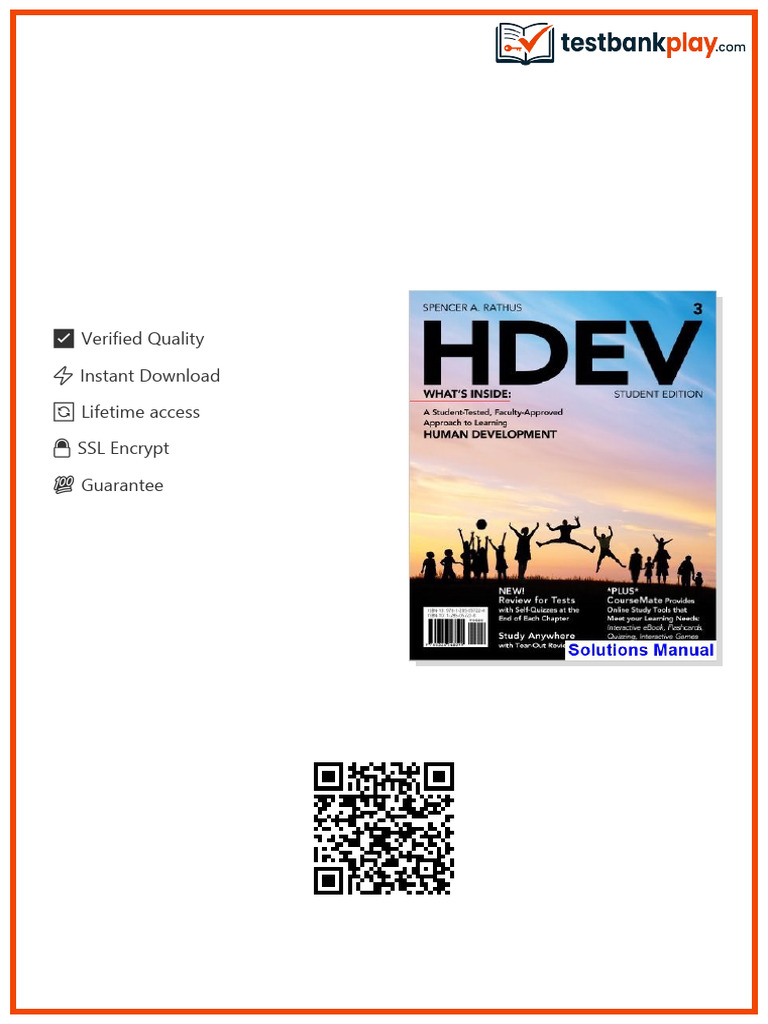Access HDEV 3rd Edition Rathus Solutions Manual Online Version | PDF ...