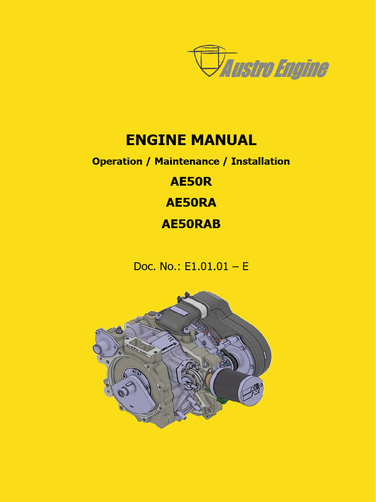 Engine Manual Operation - Maintenance - Installation | PDF