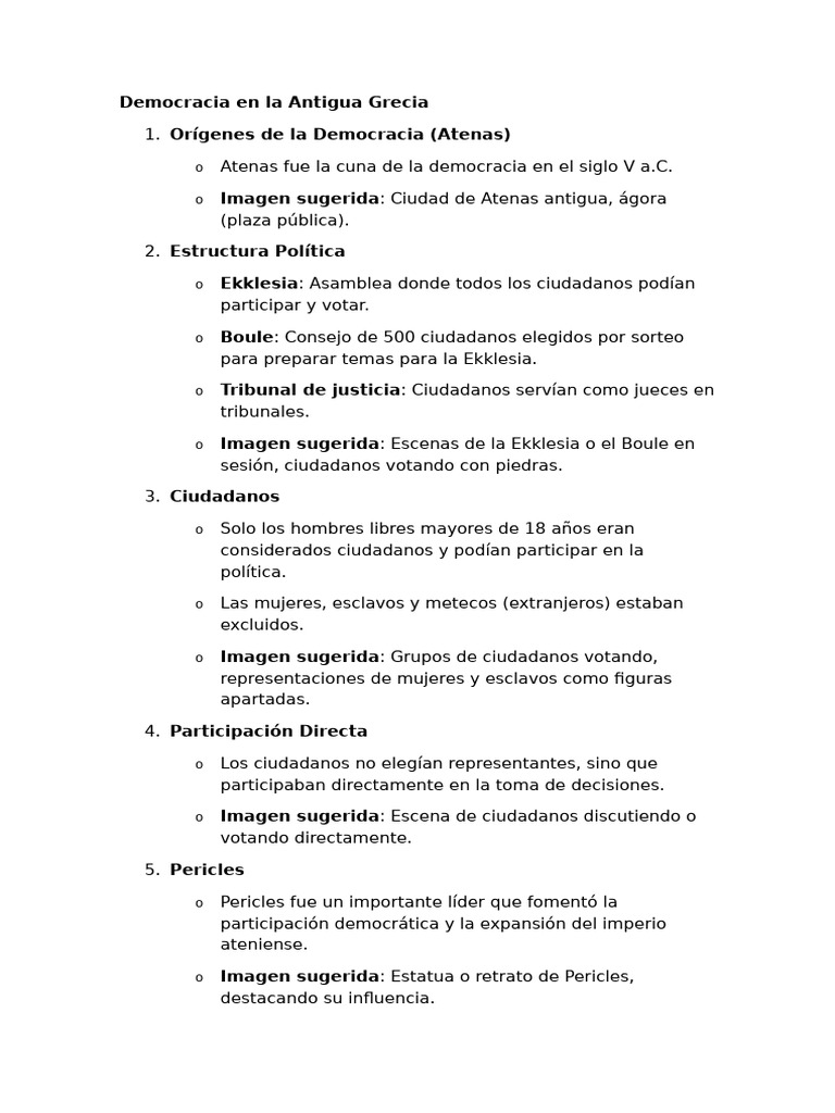 Democracia en la Antigua Grecia | PDF | Atenas clásica | Democracia