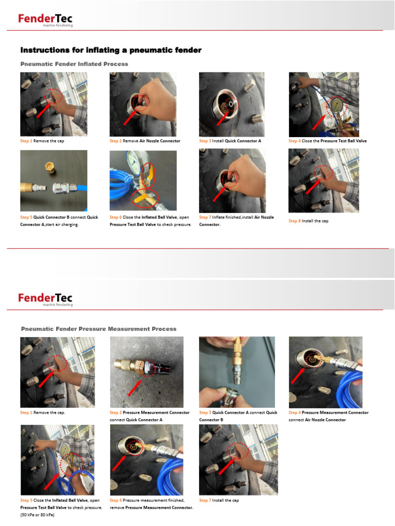 FT_inflating a Pneumatic Fender (Larger Fenders) | PDF
