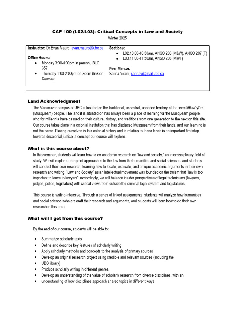 CAP+100+LS+syllabus+2025-26+winter+1.0 | PDF | Artificial Intelligence ...