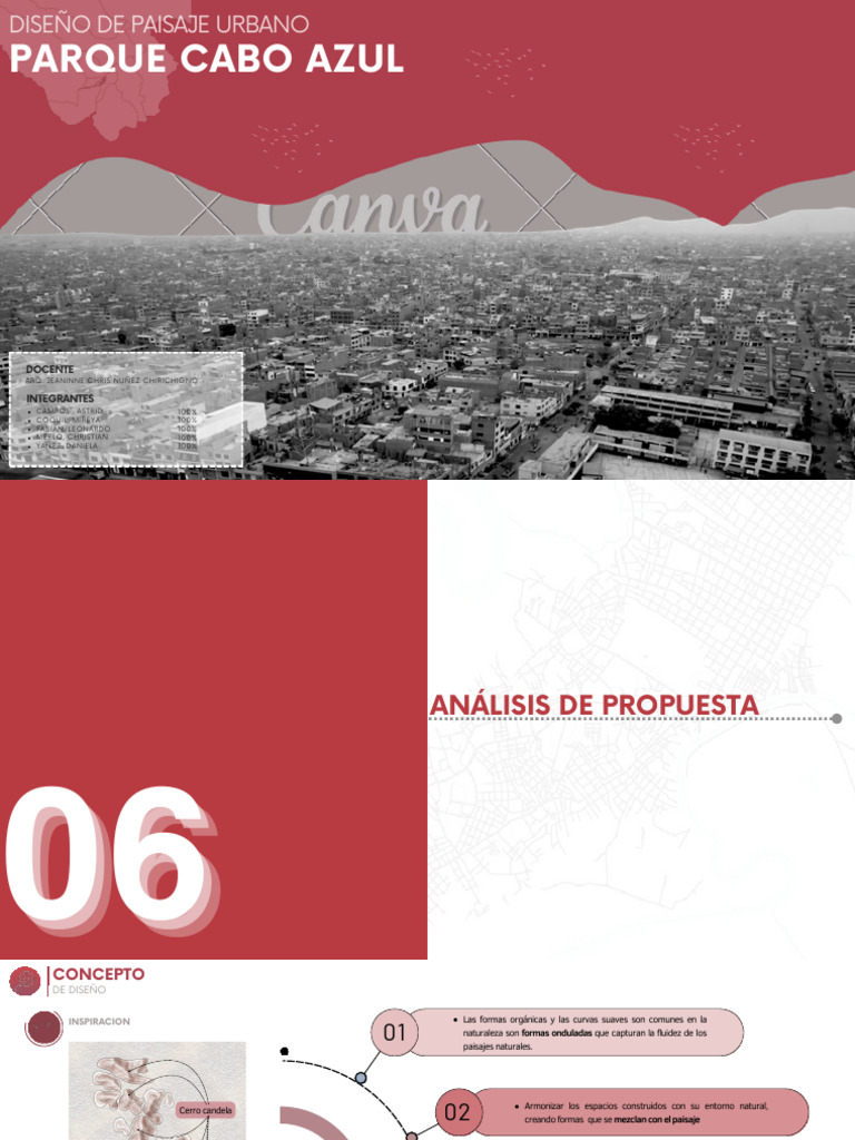 Diseño de parque Cabo azul | PDF