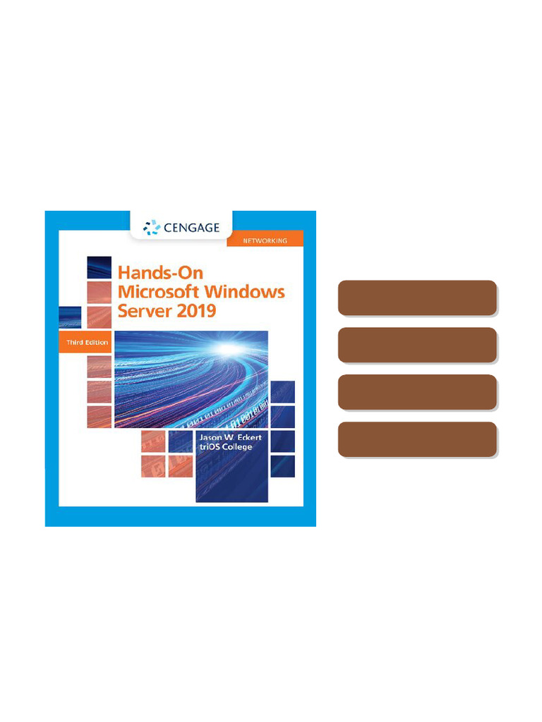 Hands-On Microsoft Windows Server 2019 MindTap Course List 3rd Edition ...