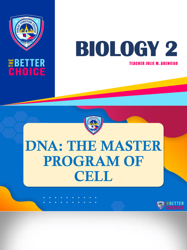 24.1 Dna Master Program of The Cell | PDF | Nucleotides | Dna