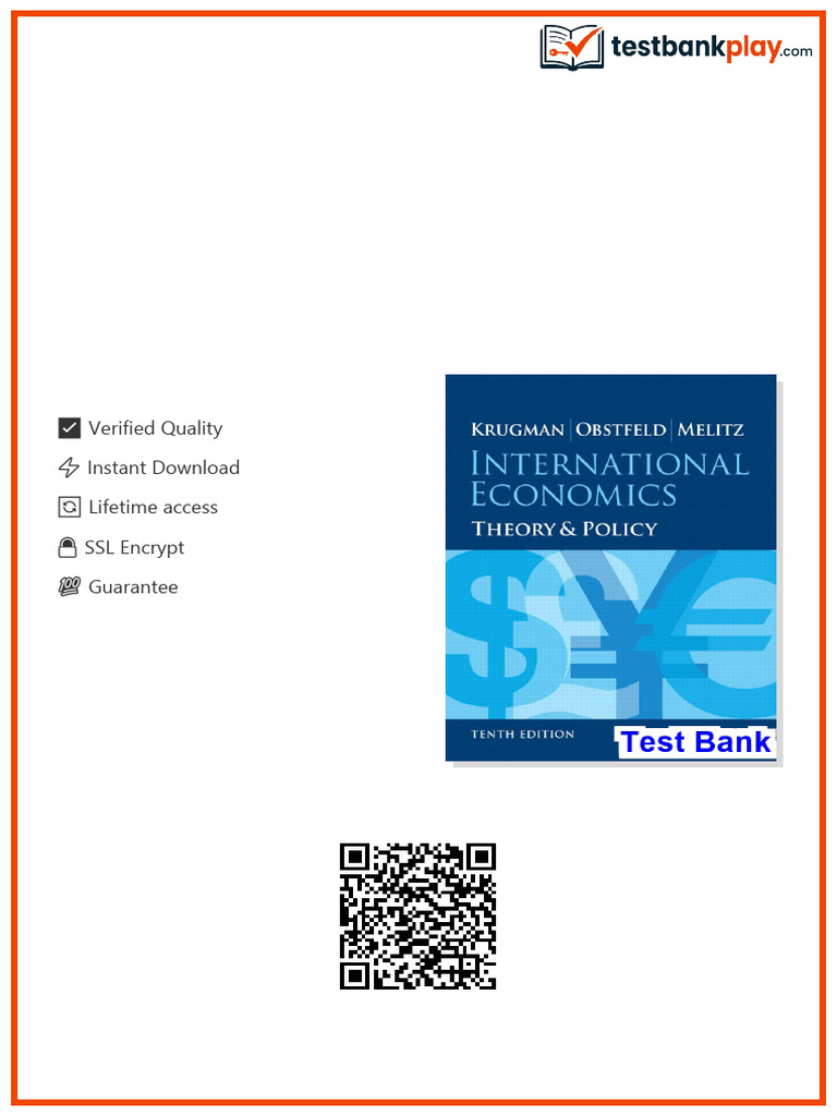 International Economics Theory and Policy 10th Edition Krugman Test ...