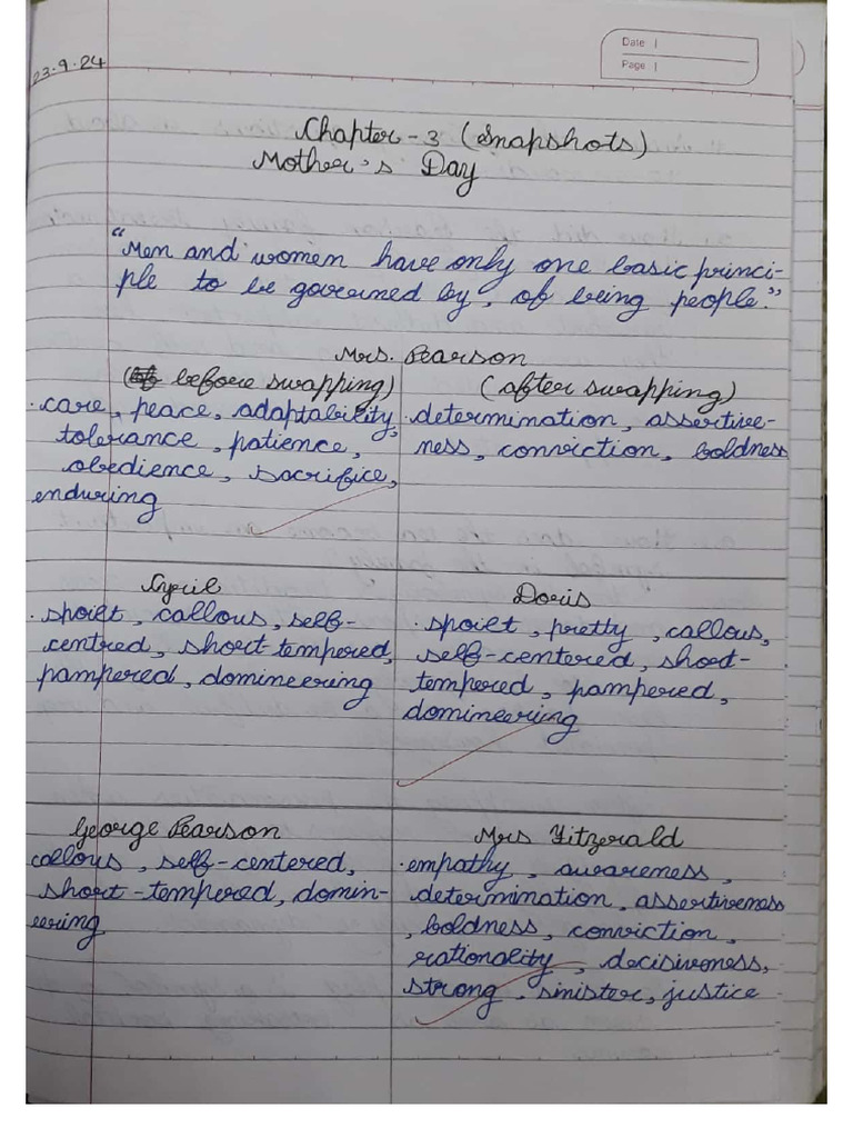 English Notes Class 12 Part 2 | PDF