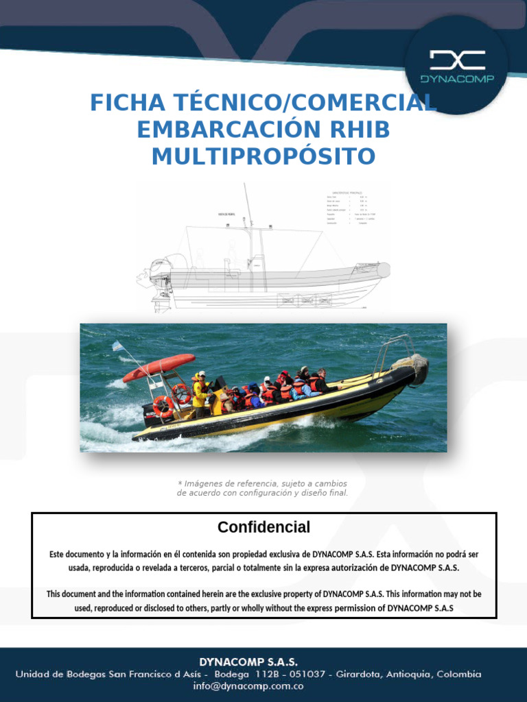 Propuesta Tc Bote Rhib 8m 12 Pax 14-11-2023 | PDF | Embarcación