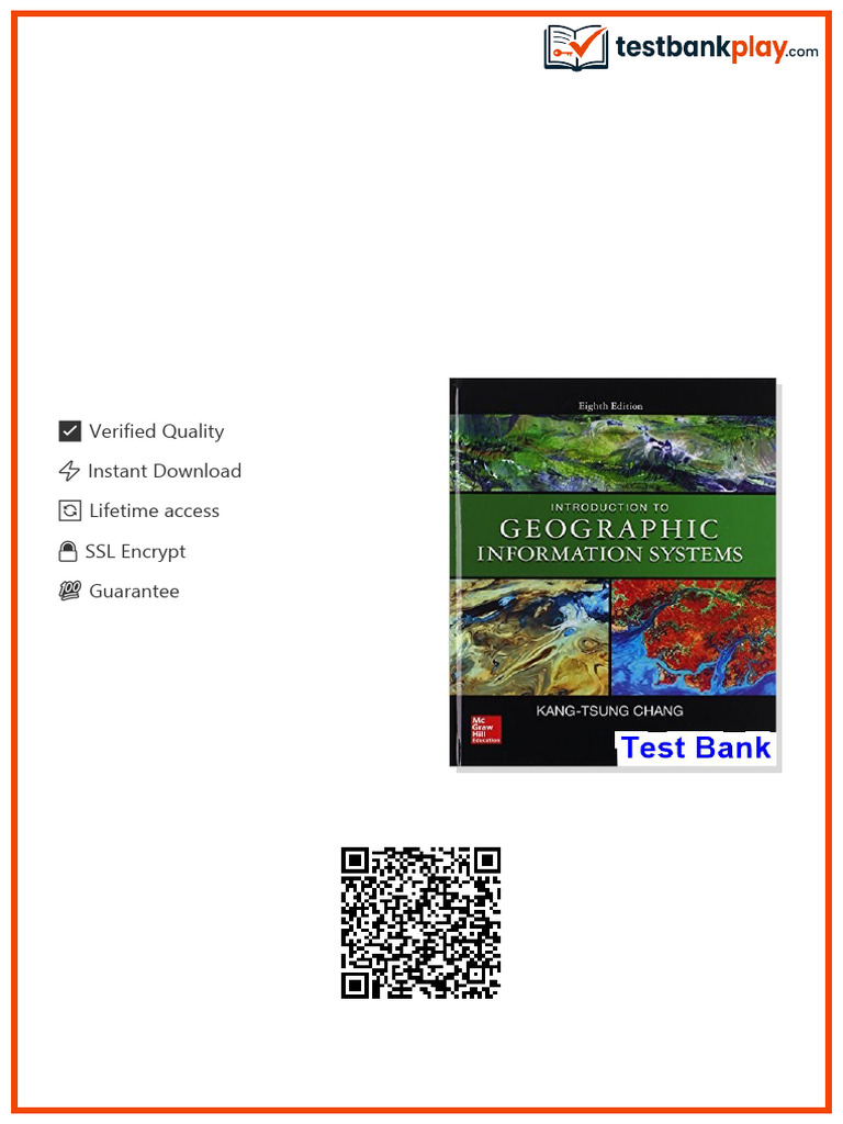 Introduction to Geographic Information Systems 8th Edition Karl Test ...