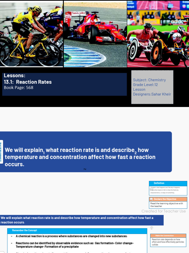 Gr.12 Chem PPT L.13.1 Reaction Rates (1) | PDF | Reaction Rate ...