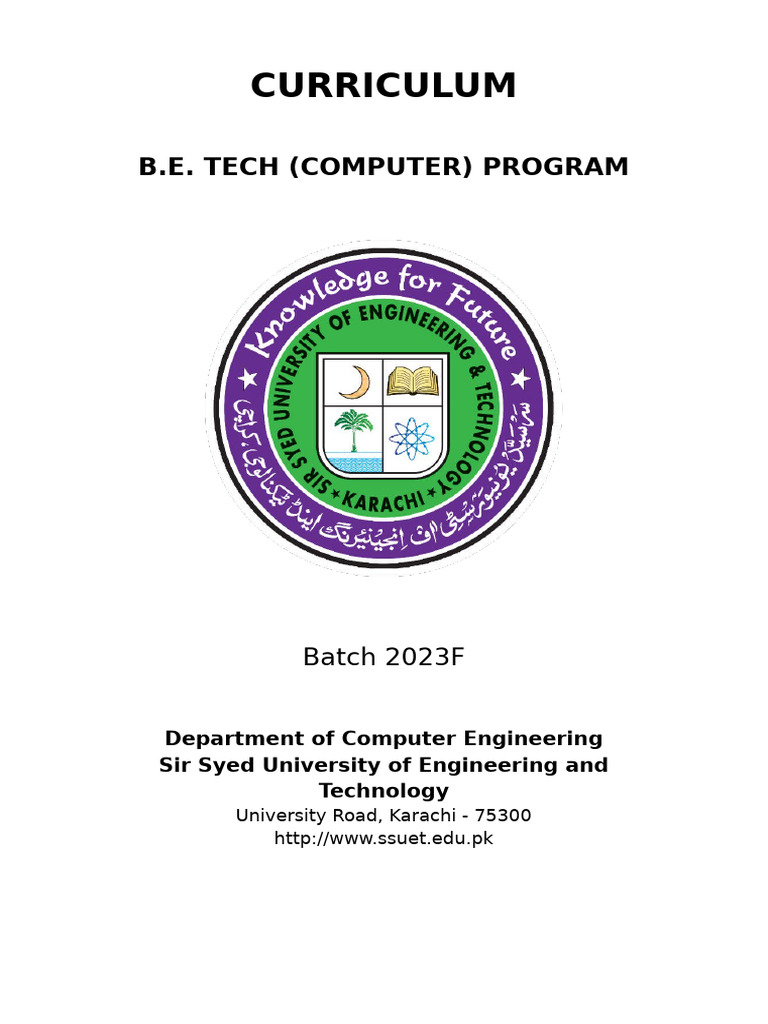 01. CET 2023F Curriculum (1) | PDF