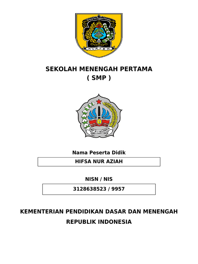 Rapor_hifsa Nur Aziah | PDF