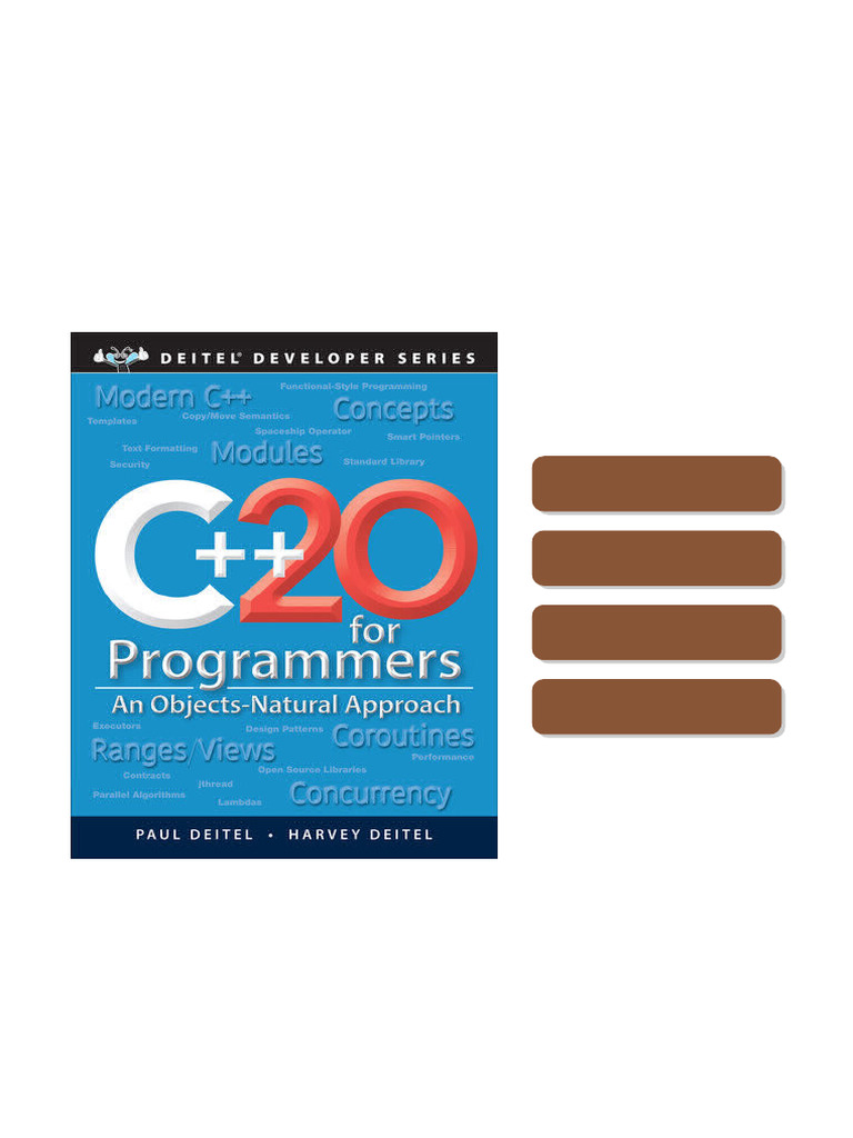 C++20 for Programmers: An Objects-Natural Approach 3rd Edition Paul ...