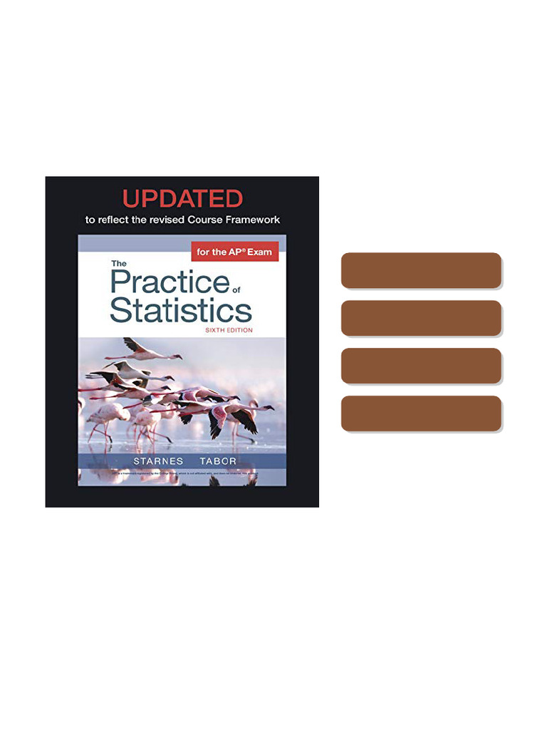 The Practice of Statistics 6th Edition Updated Daren S. Starnes all chapters available | PDF