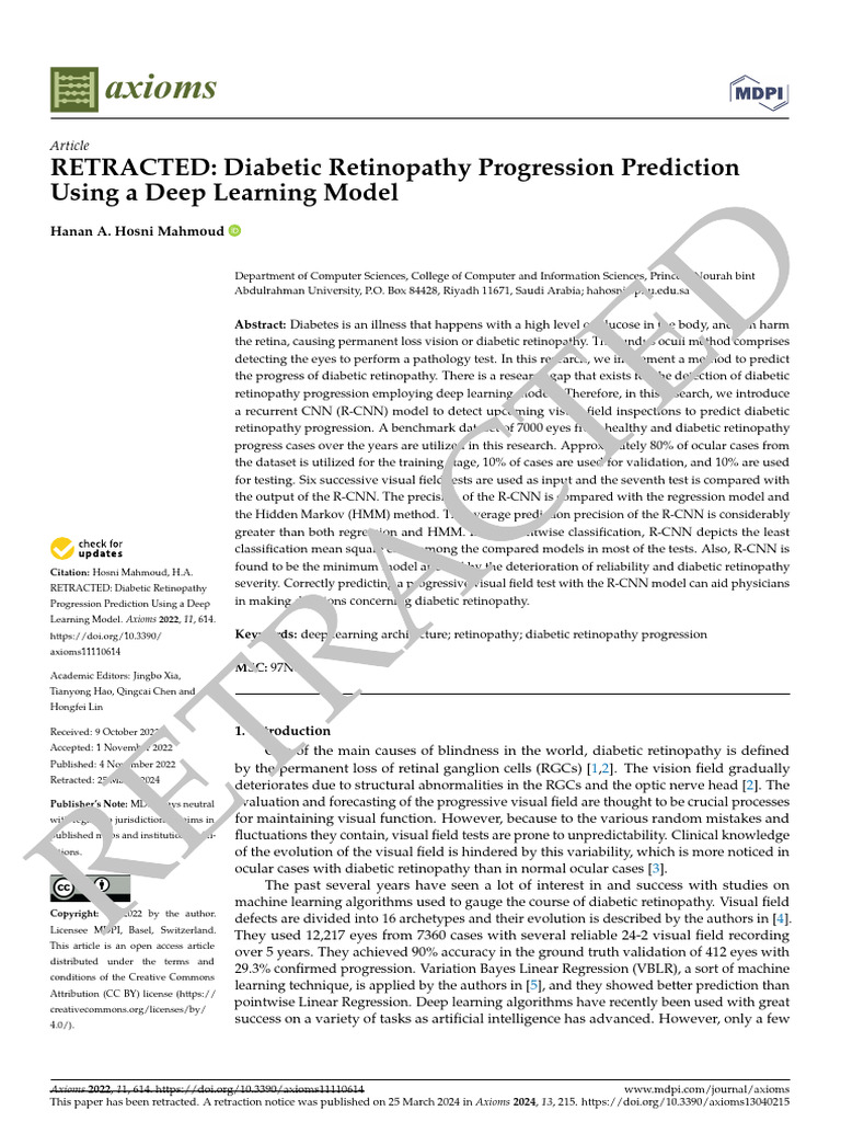 2nd-RETRACTED Diabetic Retinopathy Progression Prediction Using a Deep ...