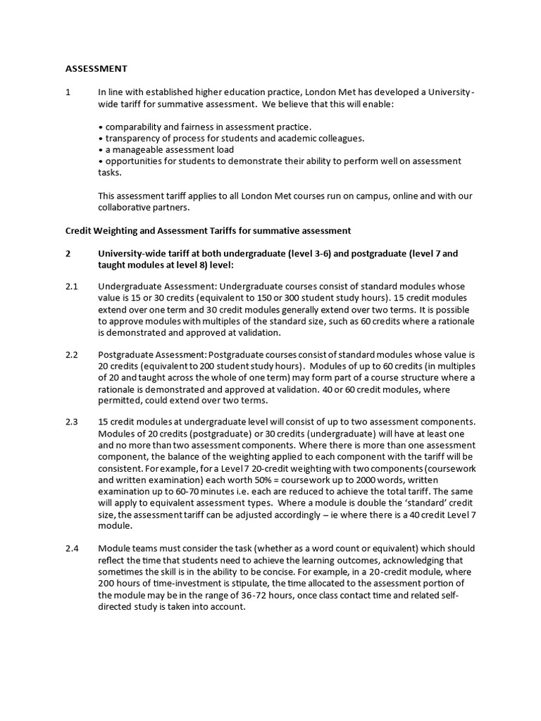 Assessment Policy 2025 26 | PDF | Educational Assessment | Thesis