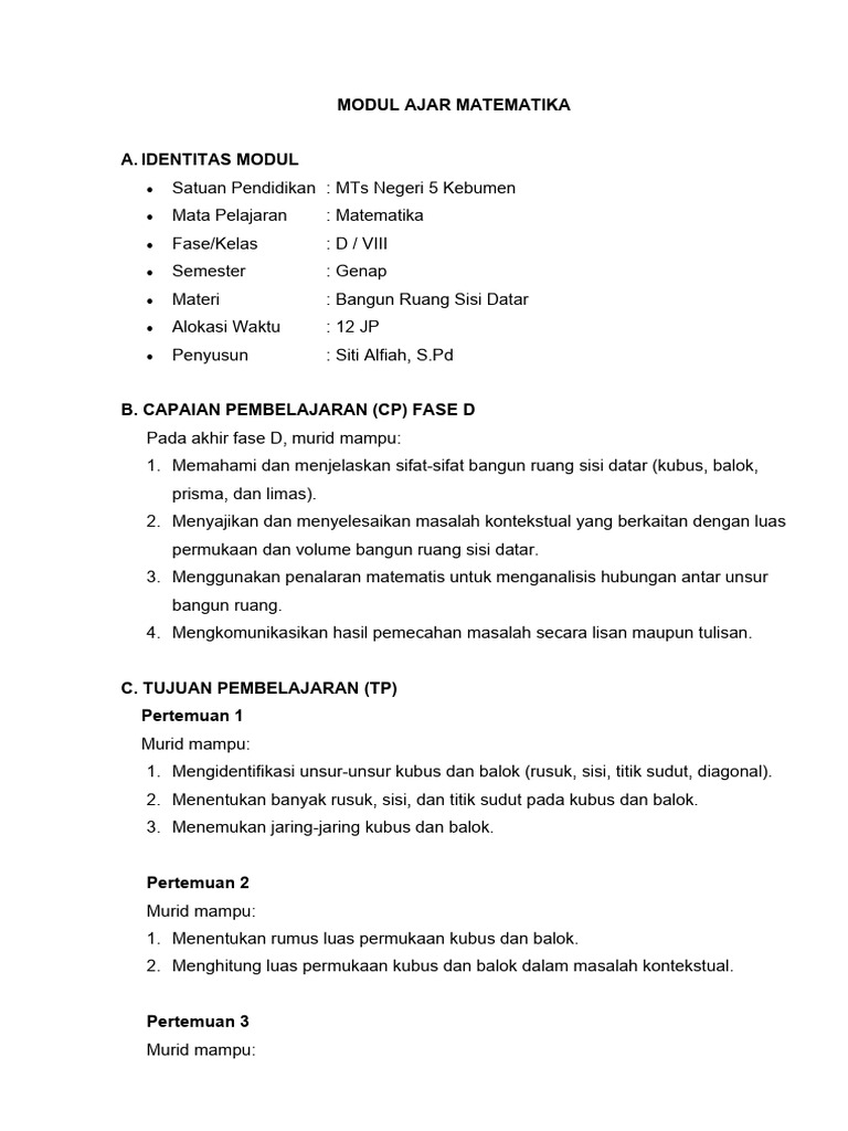 Modul BRSD Ok | PDF