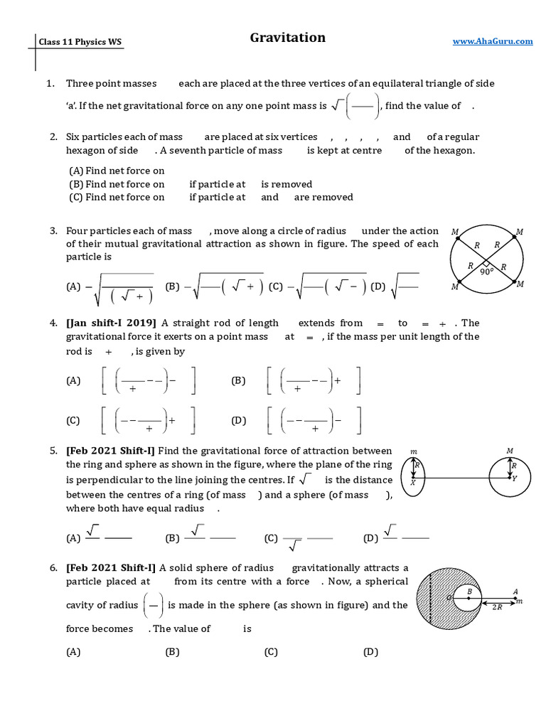 11th - Physics Gravitation Worksheet on 10.12.2024_1733832341662_wMOvp ...