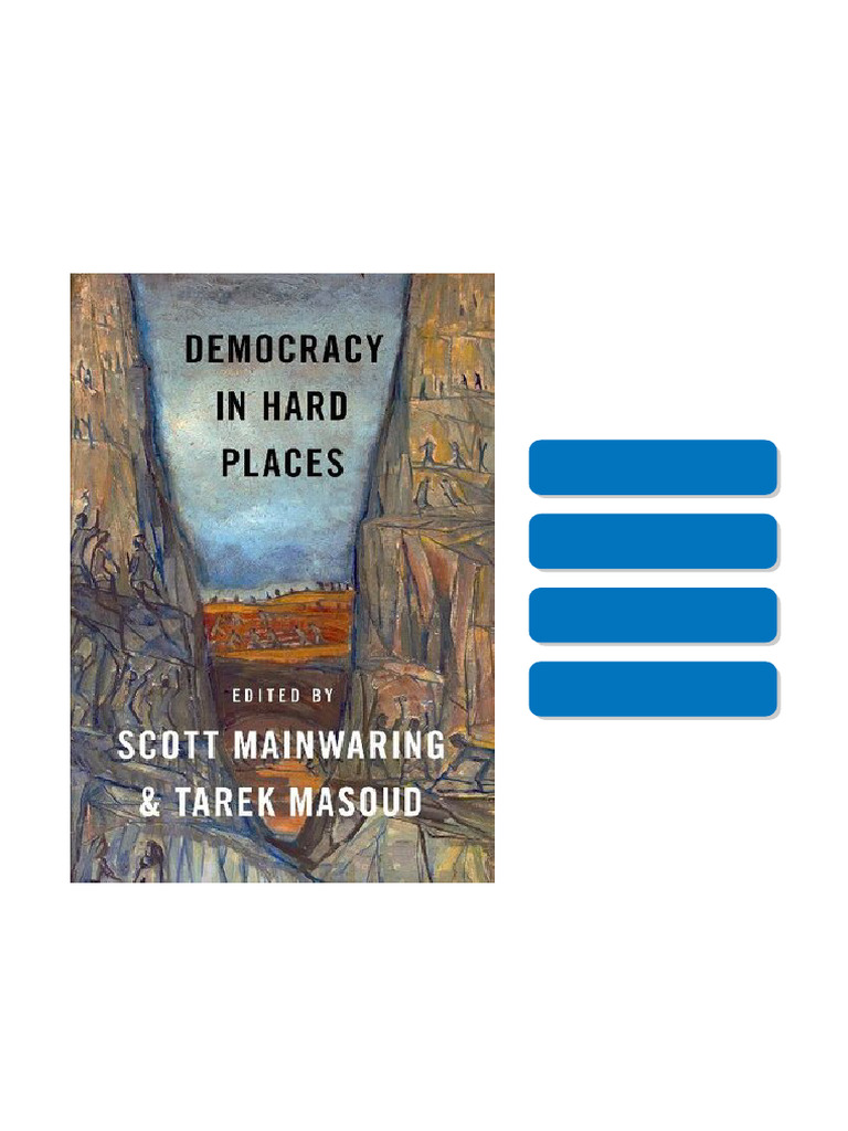 Democracy in Hard Places Scott Mainwaring complete digital edition | PDF