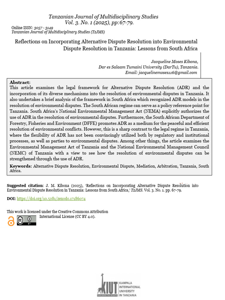 PDF (1) | PDF | Alternative Dispute Resolution | Mediation