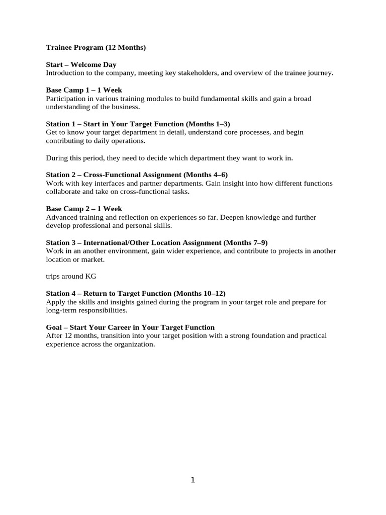 Internship Program | PDF