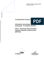 As NZS ISO IEC 18028.3-2006 Information Technology - Security Techniques - IT Network Security Securing Commu