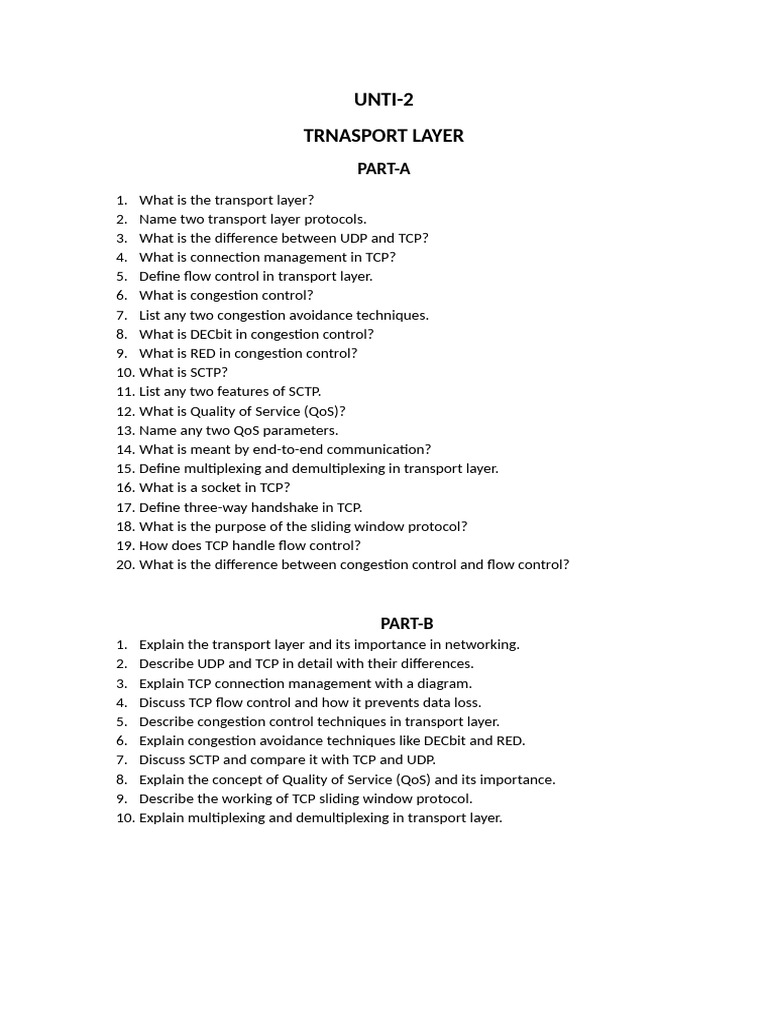 Cn Unit 2 Part a,b | PDF