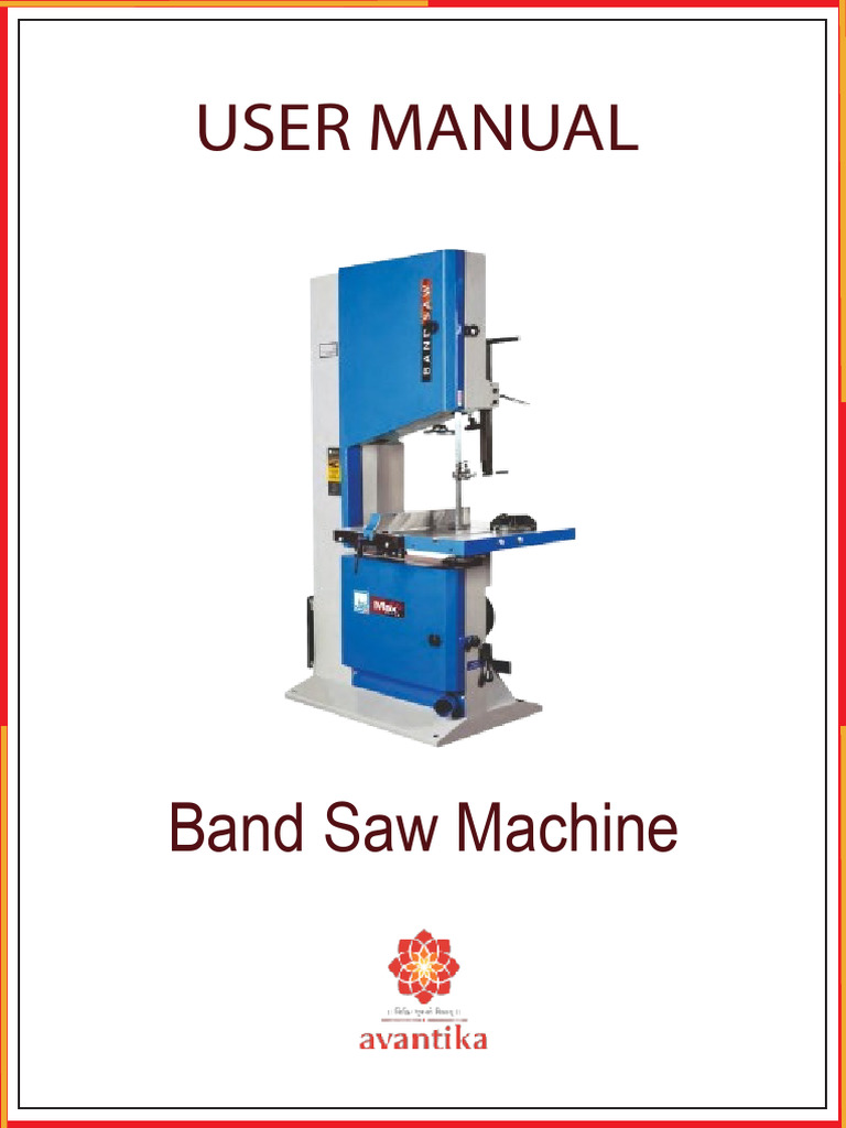 Band Saw Machine | PDF