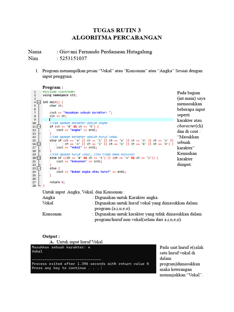 Case Method Algoritma Percabangan | PDF