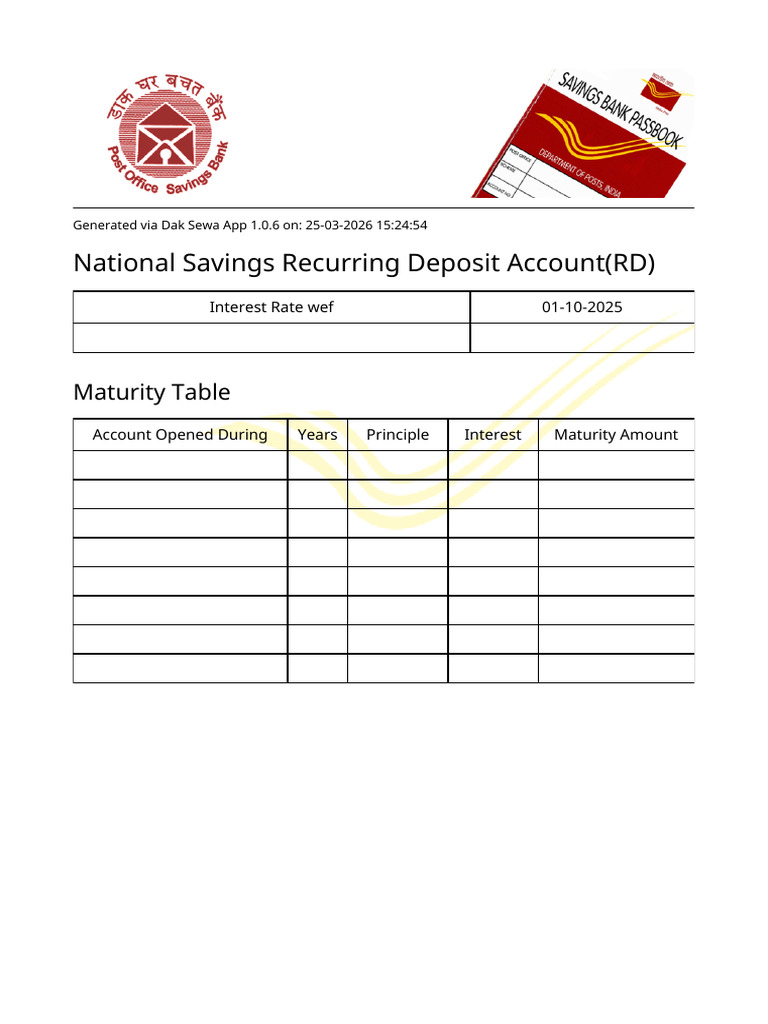 RD Calculation Report | PDF