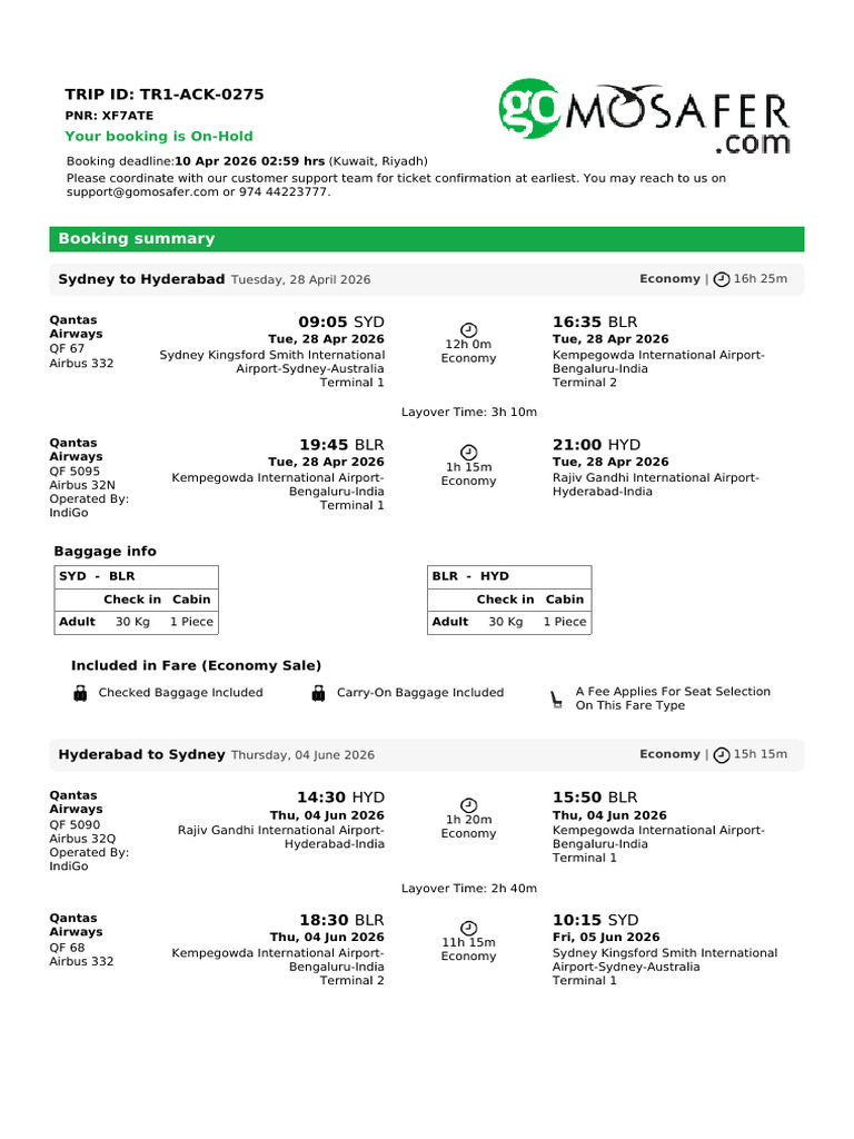 FlightItinerary TR1 ACK 0275 | PDF | Civil Aviation | Aviation