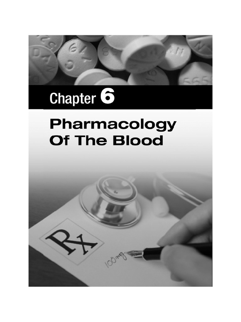 Pharmacology of Blood | PDF | Coagulation | Thrombosis