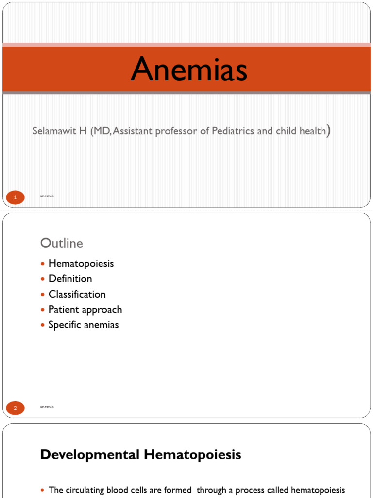Anemia-1 | PDF | Anemia | Haematopoiesis