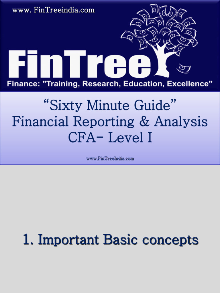 179532802 CFA Level I Financial Reporting and Analysis SMG PDF | PDF ...